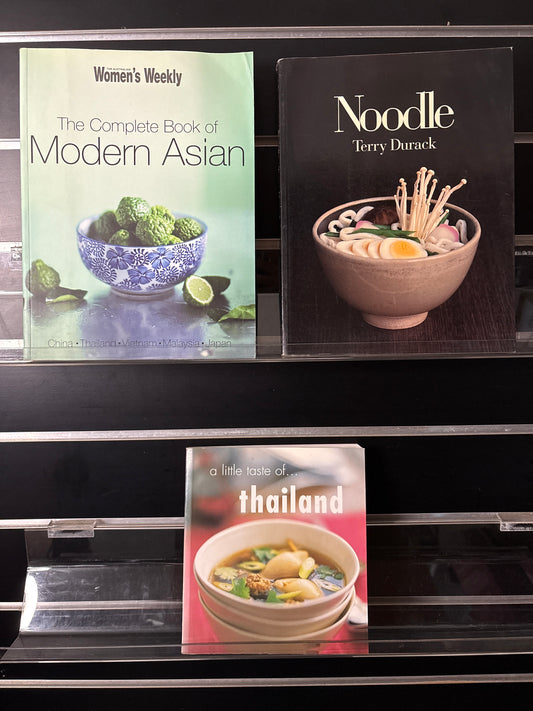 COOKBOOKS Asian Assorted Titles Bundle of 3 (Min. fair condition)