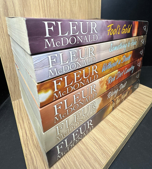 McDONALD, Fleur 'Dave Burrows' Series Assorted Titles Bundle of 6 (Min. fair condition)