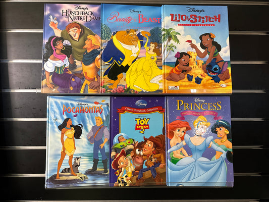 DISNEY Classic Storybooks - Bundle of 6 - Assorted Stories (Min. very good condition)
