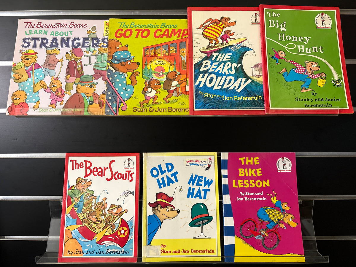 BERENSTAIN, Stan + Jan 'Berenstain Bear' Assorted Titles Bundle of 7 (Min. fair condition)