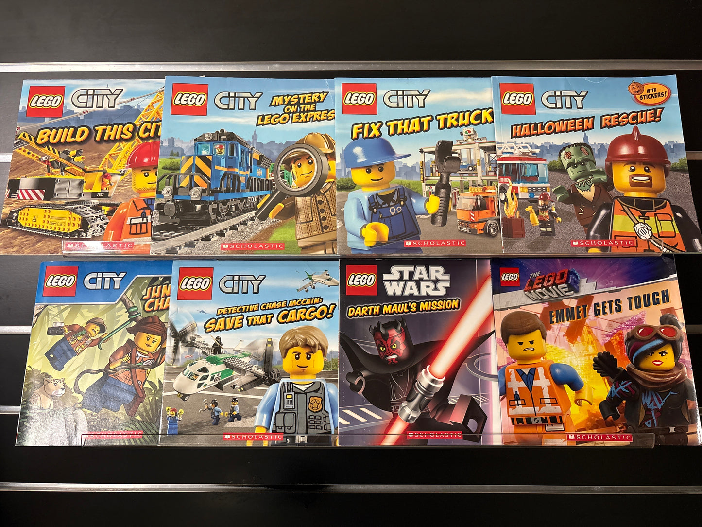 LEGO CITY Assorted Standalone Titles + Bonus 'Lego Star Wars' + 'The Lego Movie' Titles Bundle of 8 (Min. fair condition)