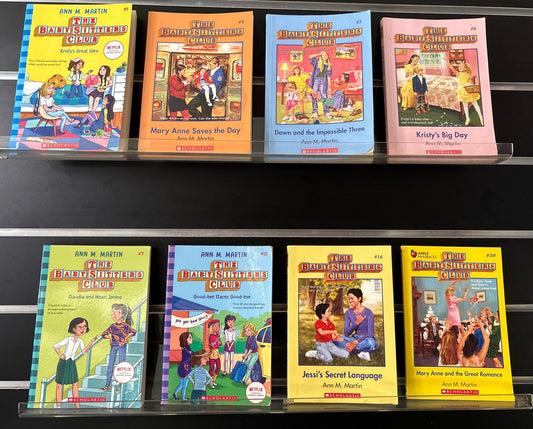 MARTIN, Ann M. 'The Babysitter's Club' Assorted Titles Bundle of 8 (Min. fair condition)