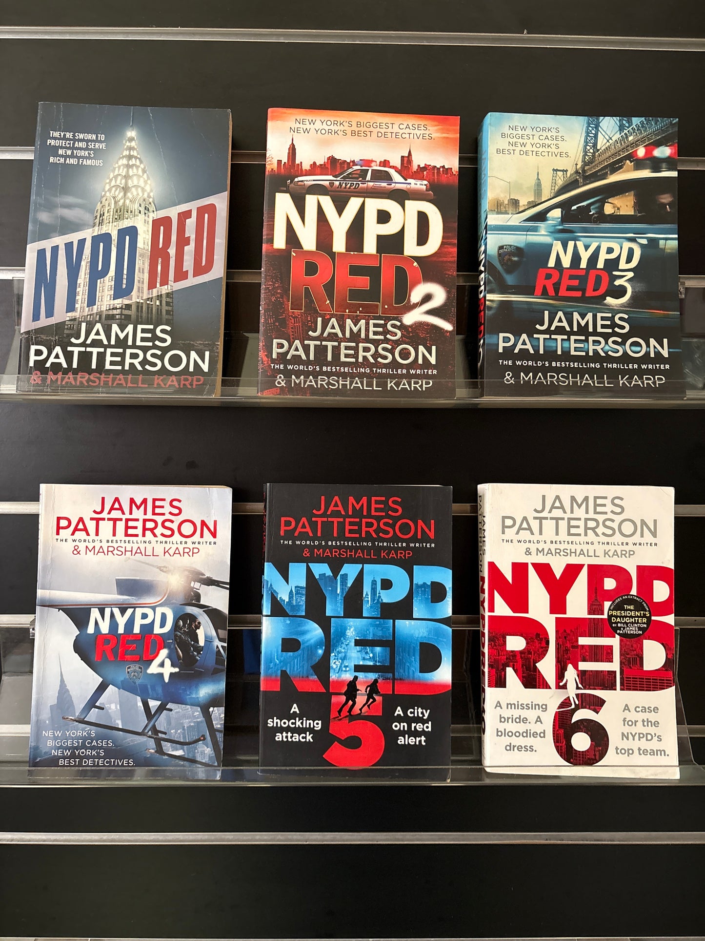 Title PATTERSON, James: 'NYPD' Series - Bundle of 6 Titles #1-6 (Min. fair condition)