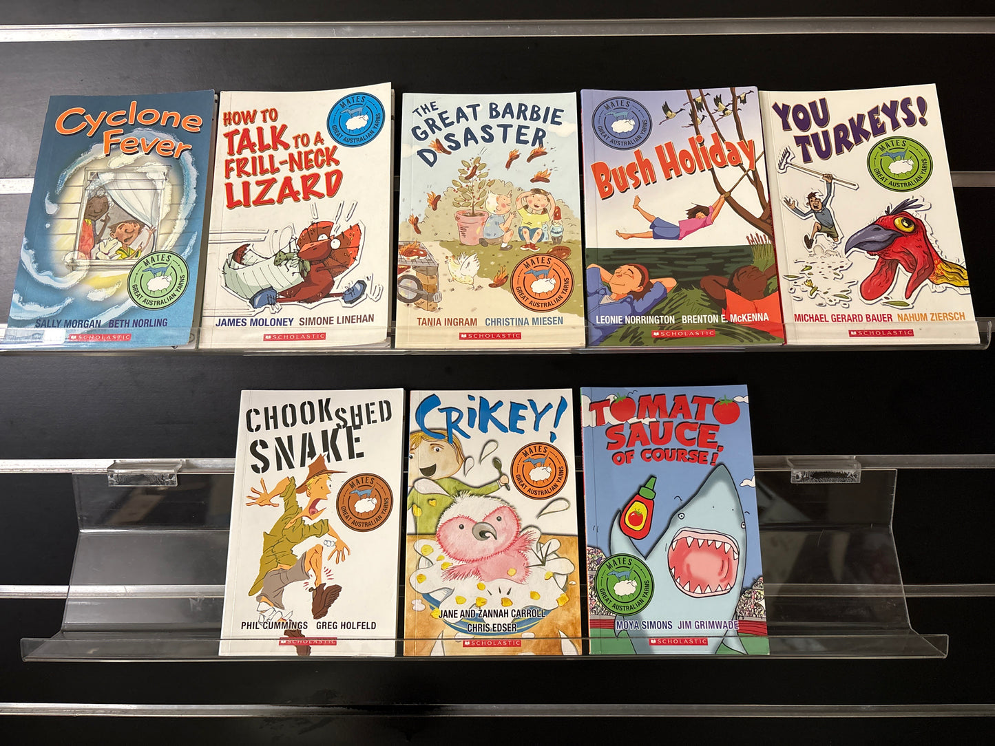 MATES GREAT AUSTRALIAN YARNS Assorted Standalone Titles Bundle of 8 (Min. good condition)