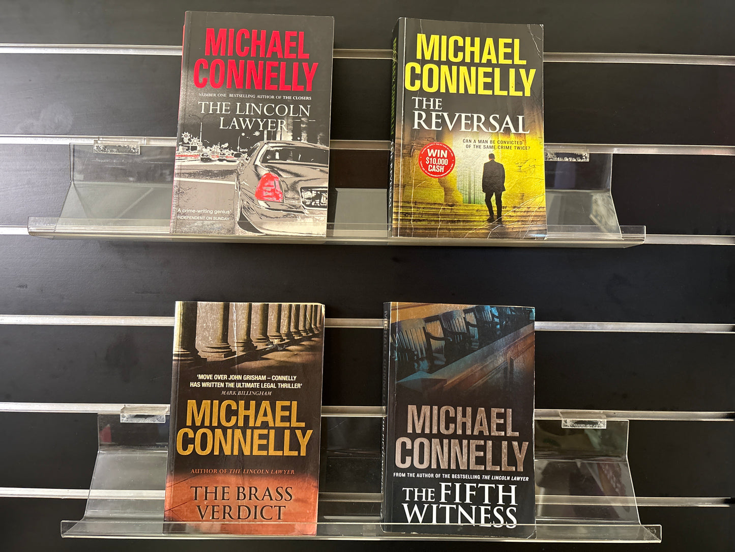 CONNELLY, Michael: 'Lincoln Lawyer' Series Books 1-4 (Min. fair condition)