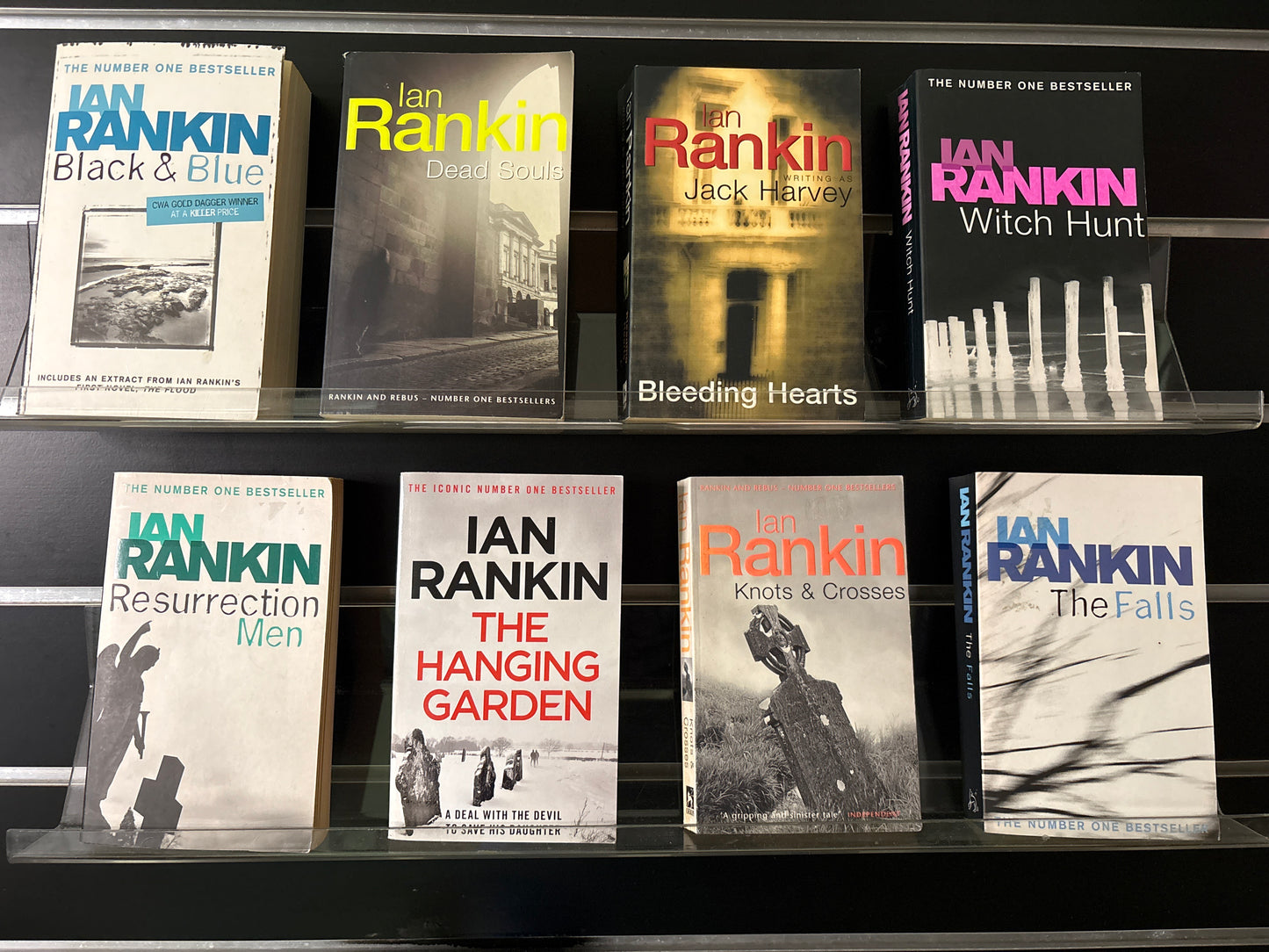 RANKIN, Ian  Assorted Titles Bundle of 8 (Min. fair condition)