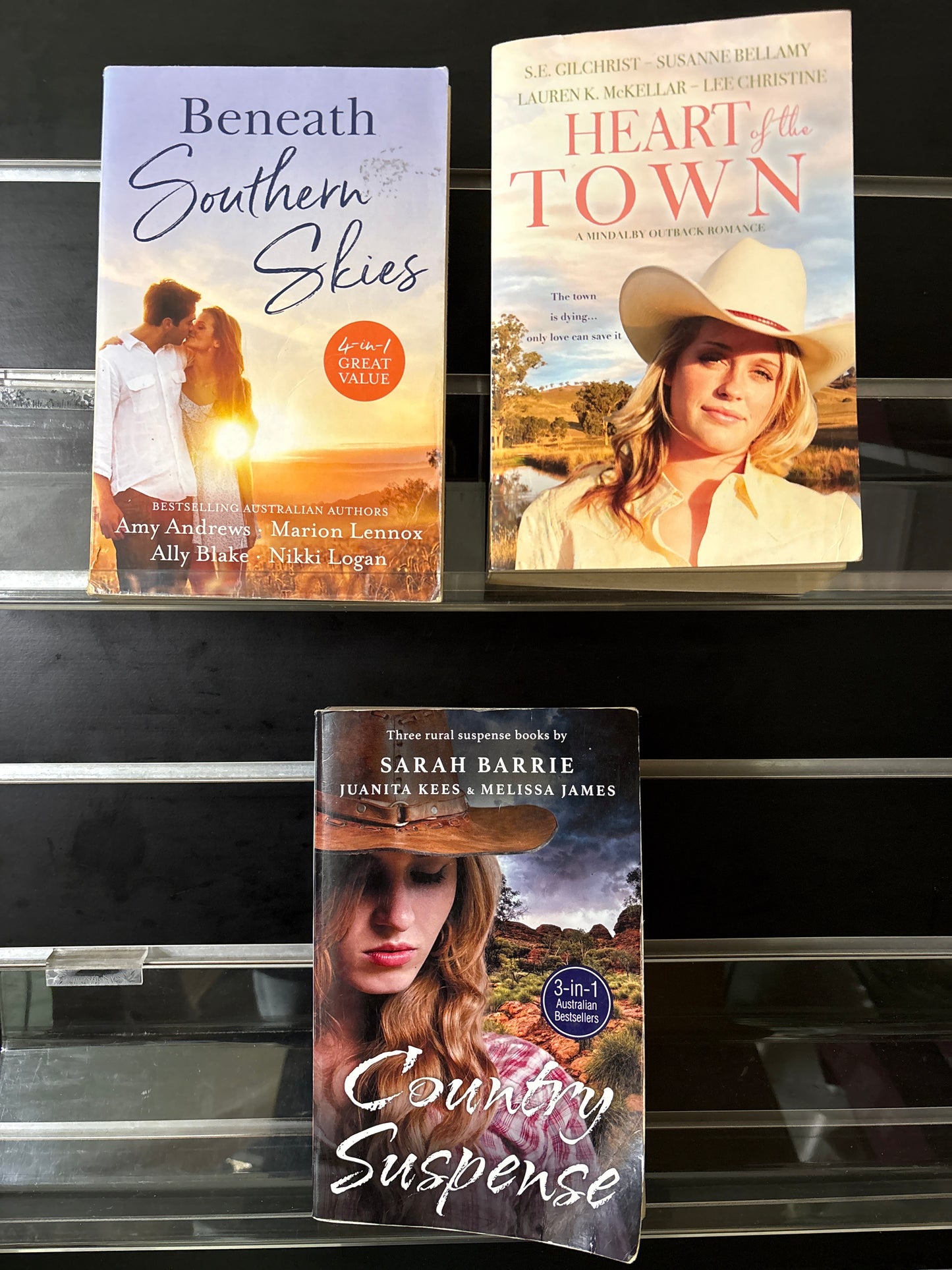 AUSTRALIAN COUNTRY COLLECTION 3-in-1 and 4-in-1 Assorted Titles Bundle of 3 (Min. fair condition)