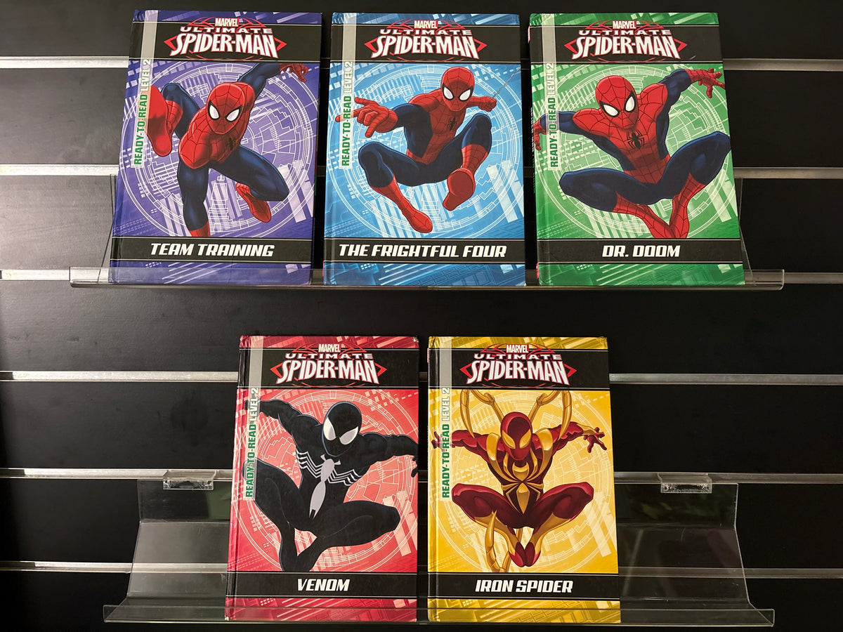 MARVEL 'Ultimate Spiderman' Ready to Read Level 2 Bundle of 5 (Min. fair condition)