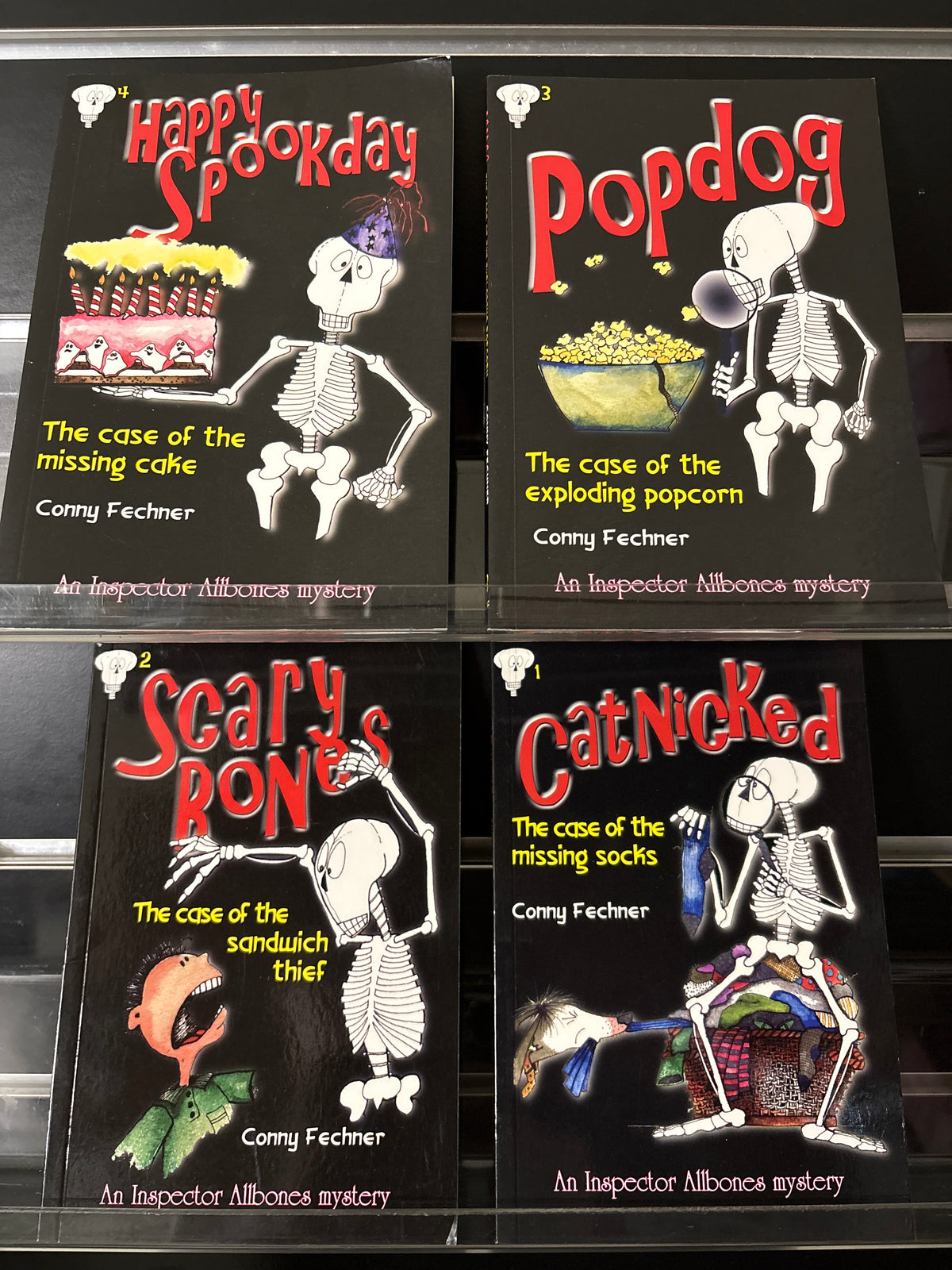 FECHNER, Conny 'Inspector Allbones Mystery' Titles #1-4 (Min. very good condition)