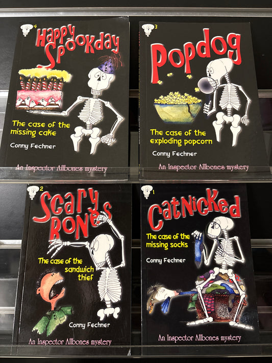FECHNER, Conny 'Inspector Allbones Mystery' Titles #1-4 (Min. very good condition)