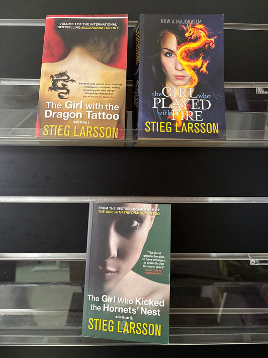 LARSSON, Stieg 'Millennium' Complete Trilogy Bundle of 3 (Min. fair condition)