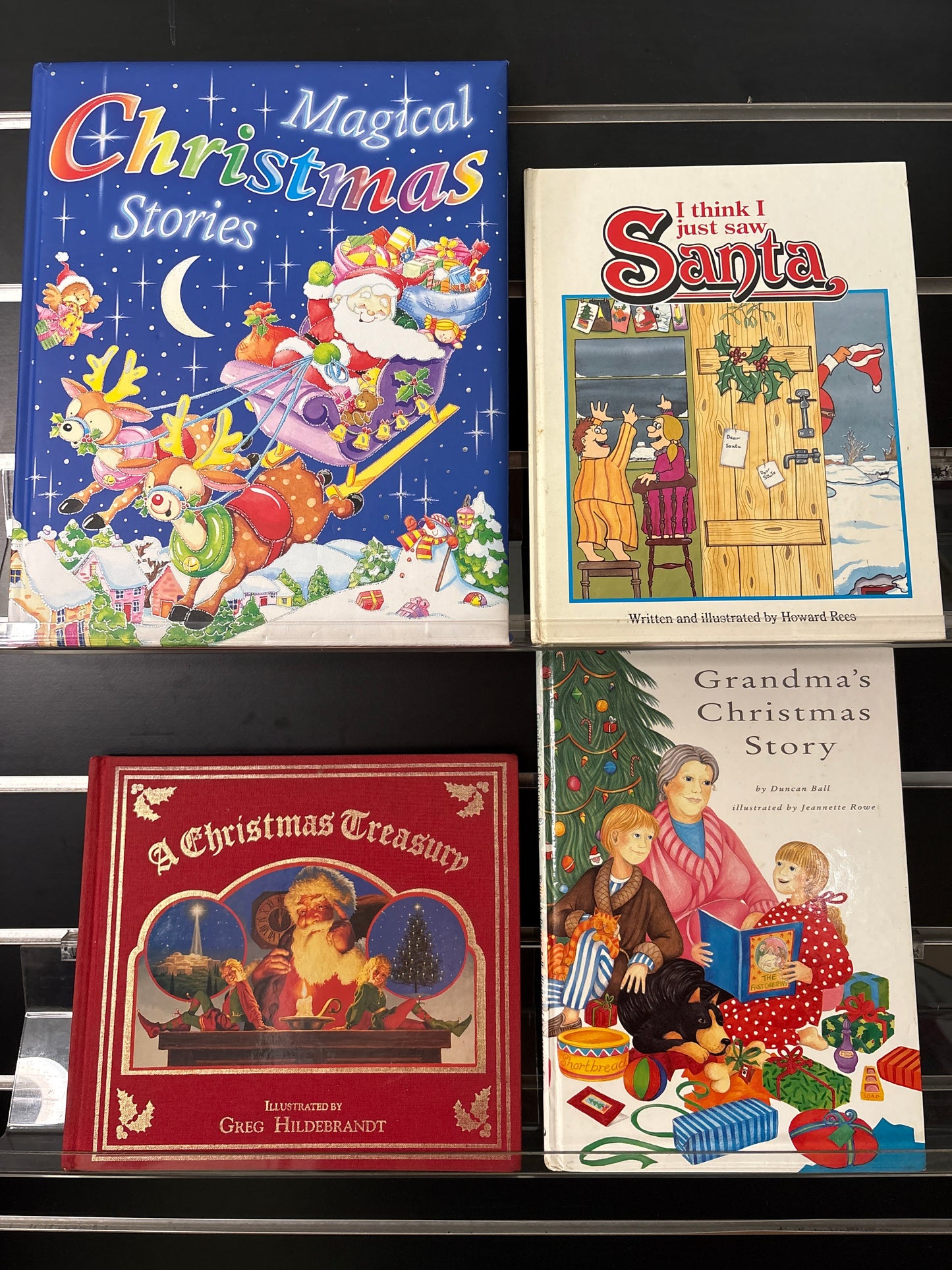 CHILDREN'S CHRISTMAS STORIES Assorted Standalone Titles Various Authors Bundle of 4 (Min. fair condition)