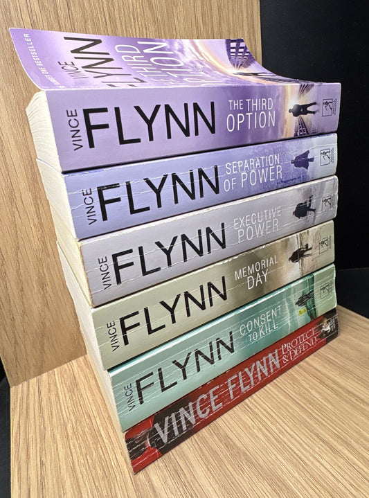 FLYNN, Vince 'Mitch Rapp' Series Assorted Titles Bundle of 6 (Min. fair condition)