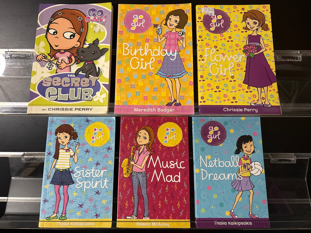 GO GIRL! Assorted Titles Various Authors Bundle of 6 (Min. fair condition)