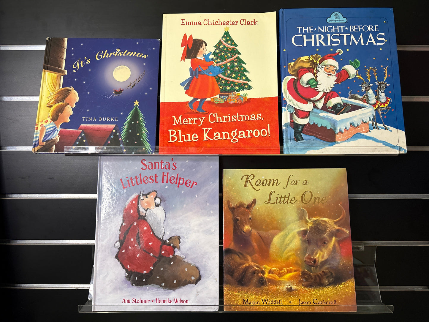 CHILDREN'S CHRISTMAS STORIES Assorted Standalone Titles Various Authors Bundle of 5 (Min. fair condition)