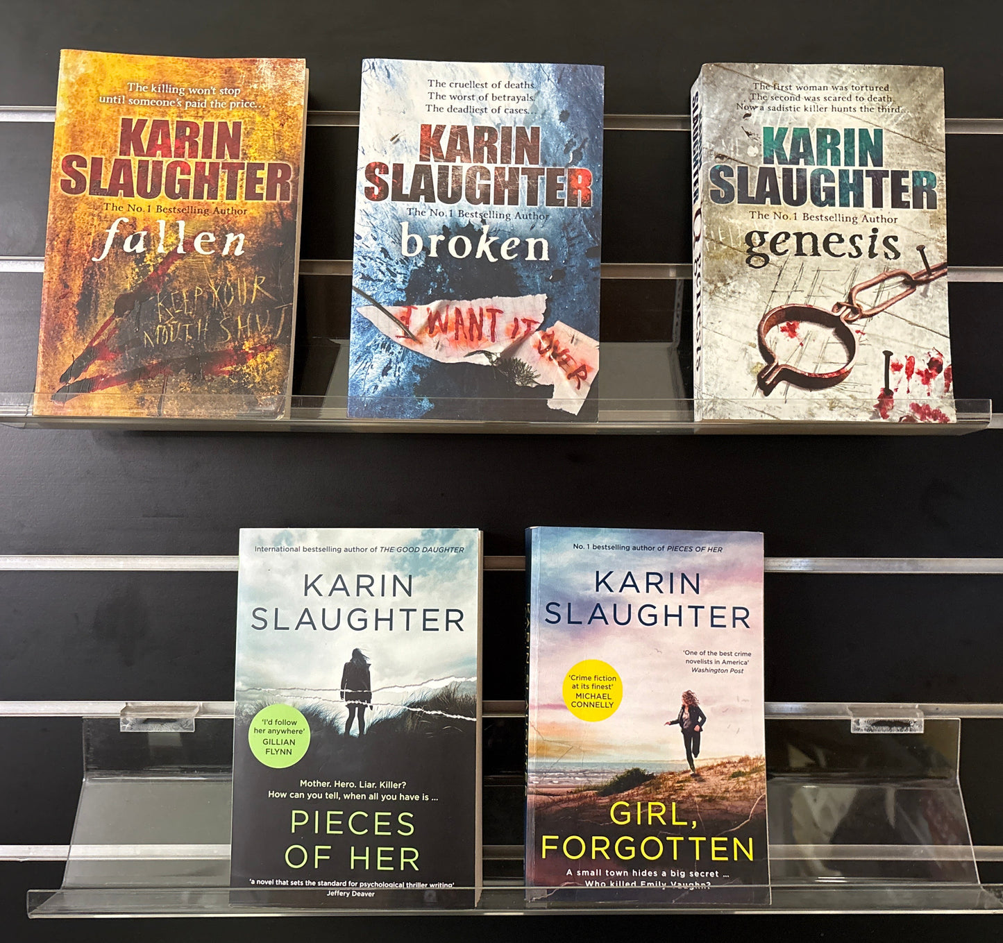 SLAUGHTER, Karin 'Andrea Oliver' Duology and Assorted Titles in 'Will Trent' Series Bundle of 5 (Min. fair condition)