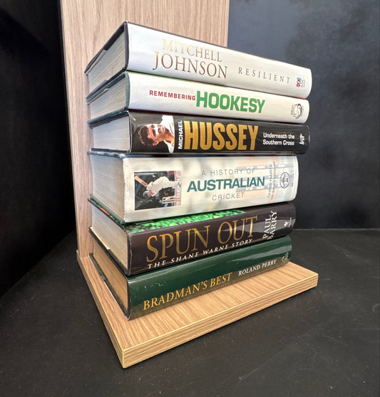 SELECTED Aust Cricketer Bios - Bundle of 6 - Assorted Authors (Min. fair condition)