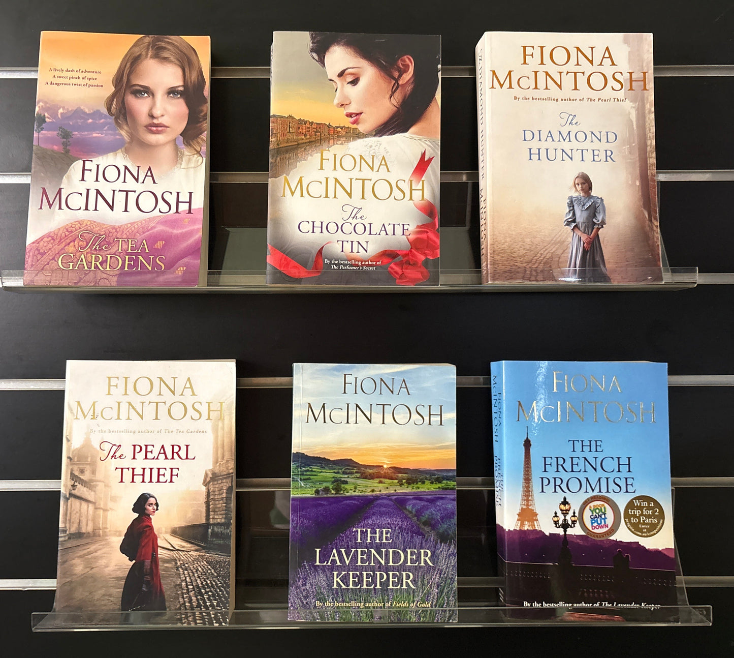 McINTOSH, Fiona 'Luc & Lisette' Duology plus 4 Standalone Books Bundle of 6 (Min. fair condition)