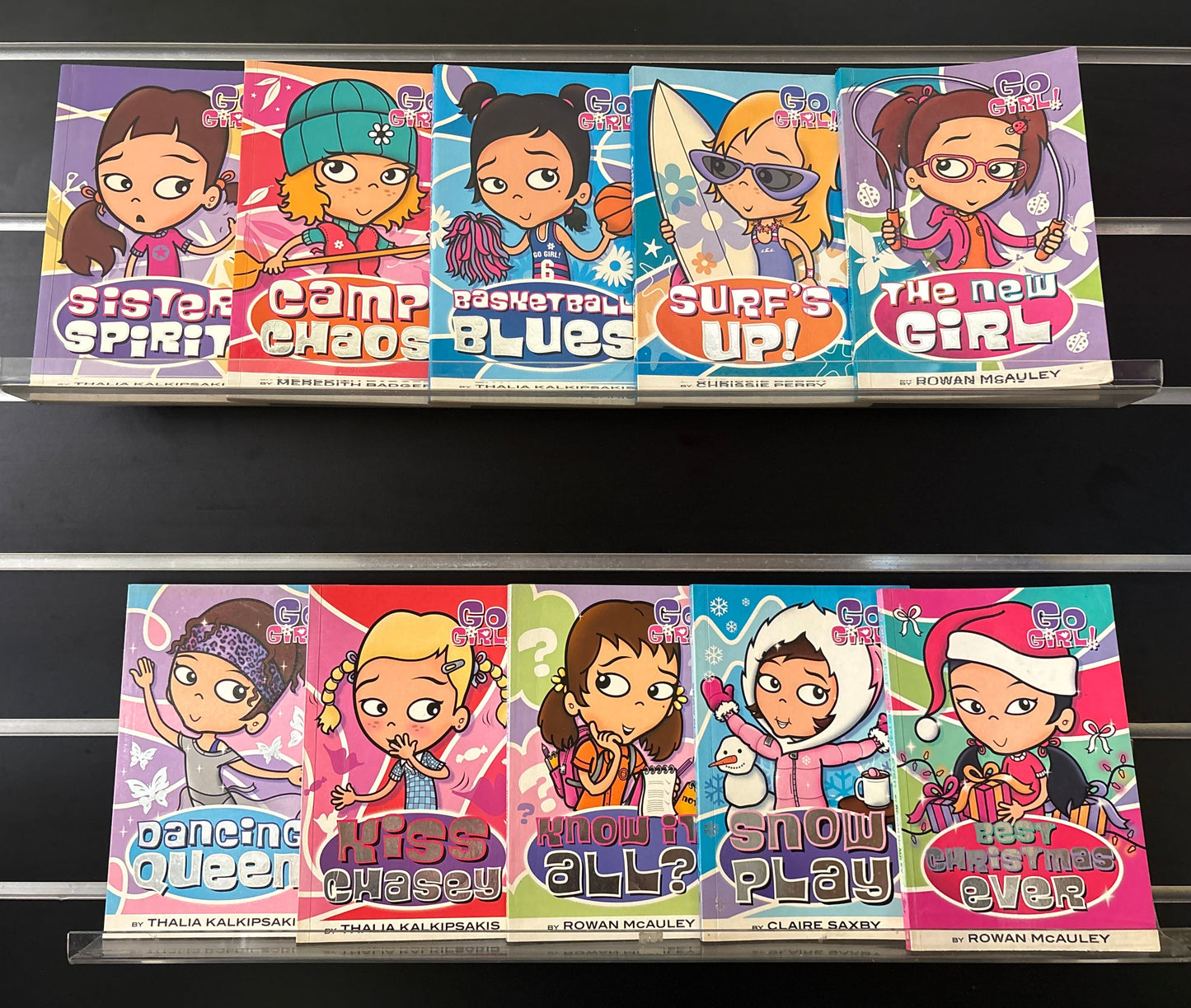 'GO GIRL' Series Assorted titles Bundle of 10 (Min fair Condition)