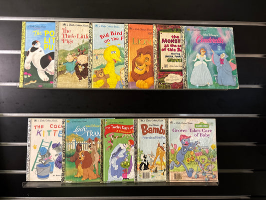 LITTLE GOLDEN BOOKS - Bundle of 11 - Assorted Titles (Min. fair condition)