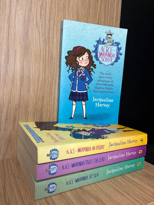 HARVEY, Jacqueline 'Alice-Miranda' Series - Bundle of 4 Titles: #1 - 4 (Min. fair condition)