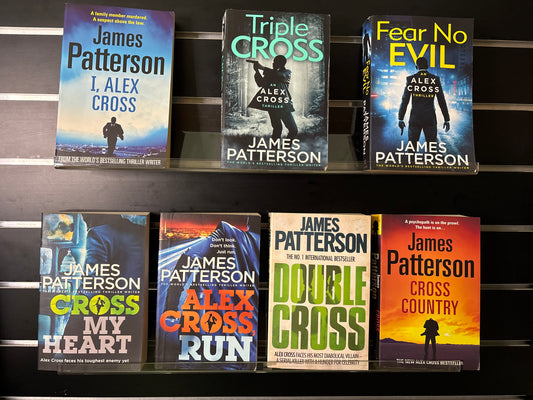 PATTERSON, James - Bundle of 7 - Selected Titles in Alex Cross Series (Min. good condition)