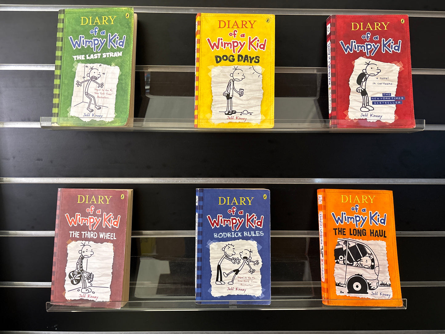 KINNEY, Jeff 'Diary of a Wimpy Kid' Series Bundle of 6 Assorted Titles (Min. fair condition)
