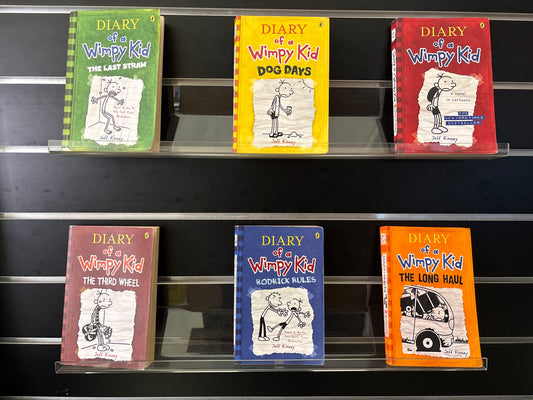 KINNEY, Jeff 'Diary of a Wimpy Kid - Bundle of 6 - Assorted Titles in Diary of A Wimpy Kid Series (Min. fair condition)