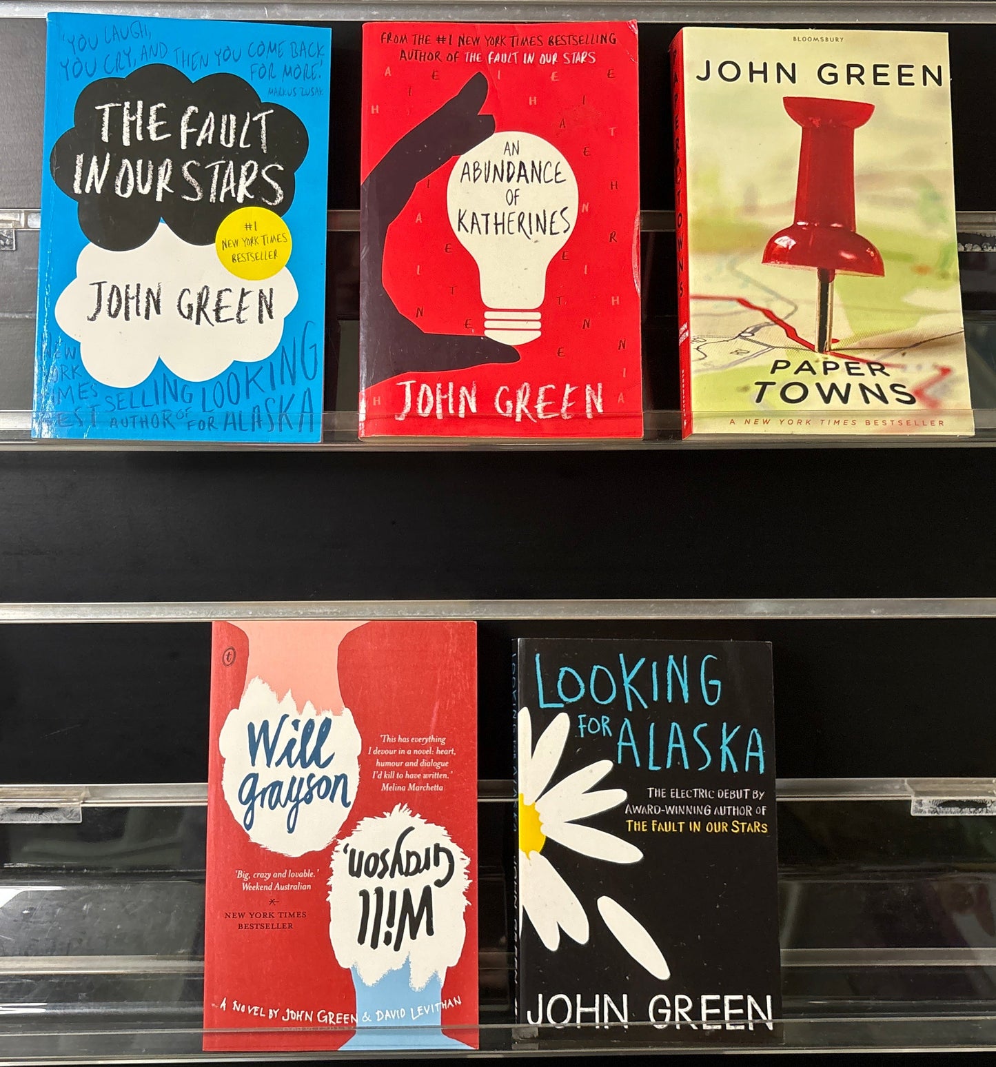 GREEN, John - Bundle of 6 Standalone Titles (Min. fair condition)