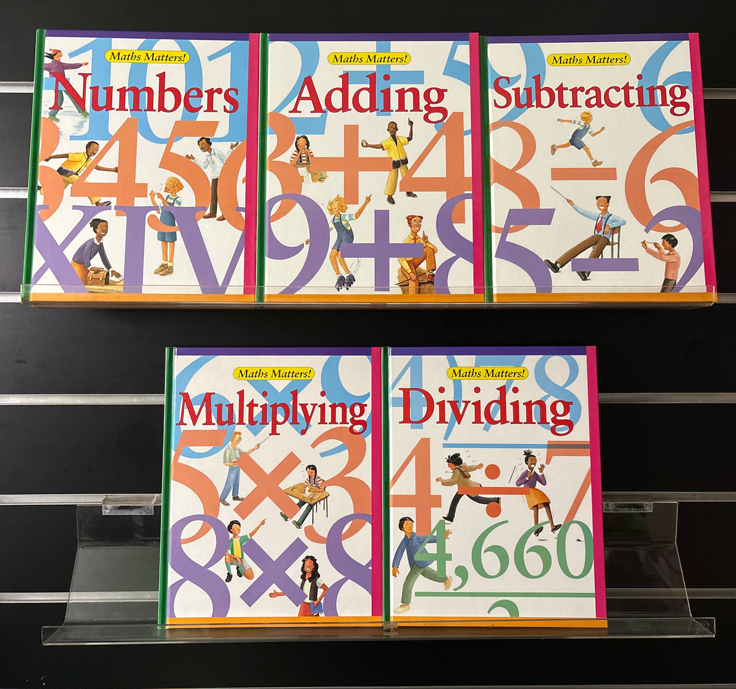 MATHS MATTERS Books #1-5 Bundle of 5 (Min. good condition)