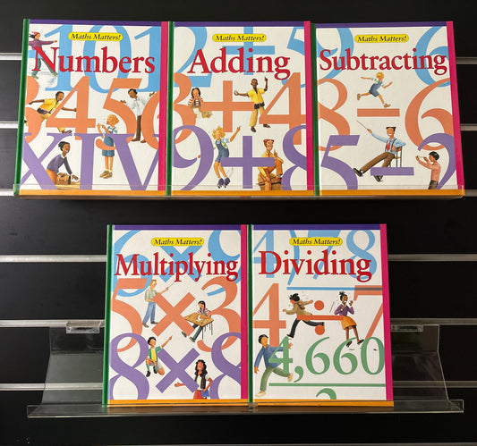 MATHS MATTERS Books #1-5 Bundle of 5 (Min. good condition)