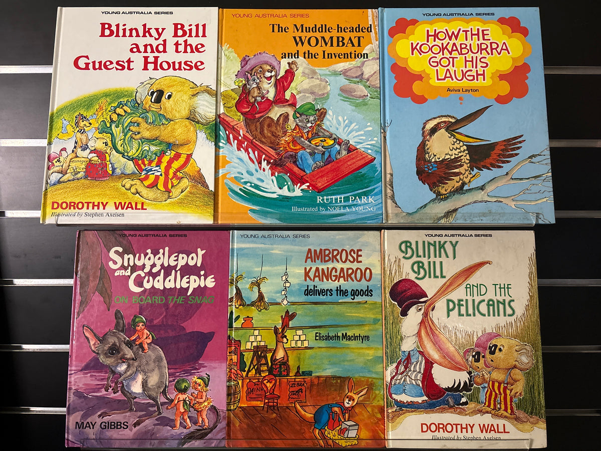 YOUNG AUSTRALIAN SERIES Assorted Standalone Titles Bundle of 6 (Min. fair condition)