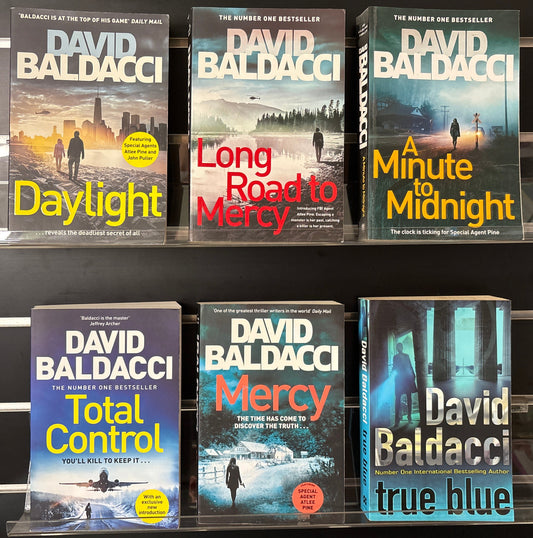 BALDACCI, David 'Atlee Pine' Series #1-4 and Standalone Titles Bundle of 6 (Min. good condition)
