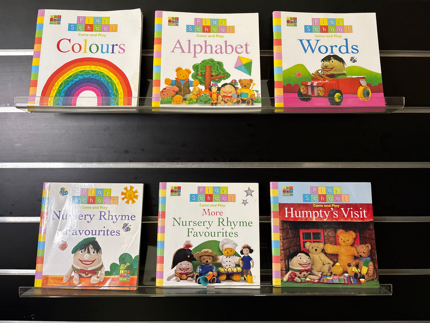 ABC FOR KIDS 'Playschool Titles' Bundle of 6  (Min. fair condition)