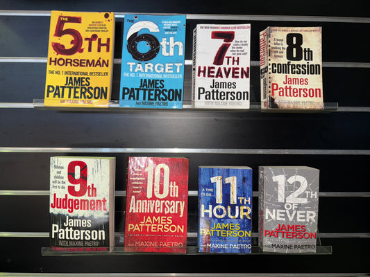 PATTERSON, James - Bundle of 8 - Titles #5 - 12 in The Women's Murder Club Series (Min. fair condition)