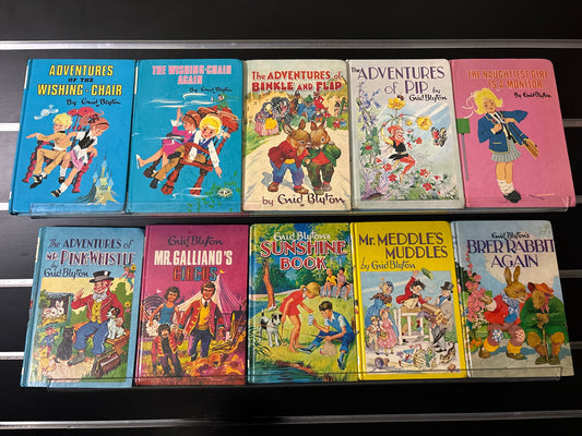 BLYTON, Enid Assorted Standalone Titles Bundle of 10 (Min. fair condition)