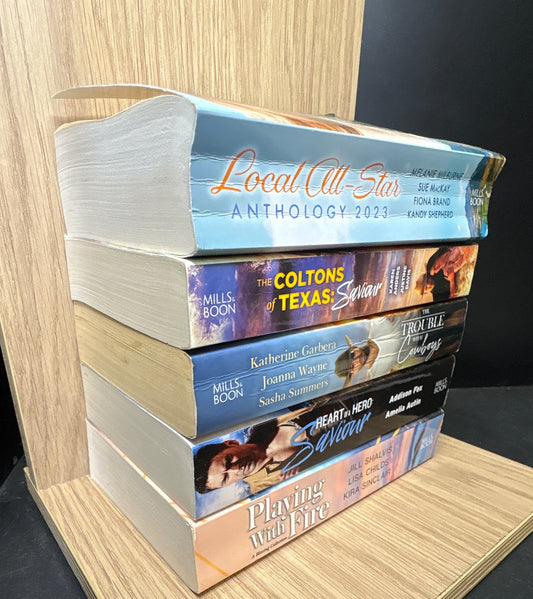 MILLS & BOON Multi Story Books - Bundle of 5 Assorted Titles (Min. good condition)