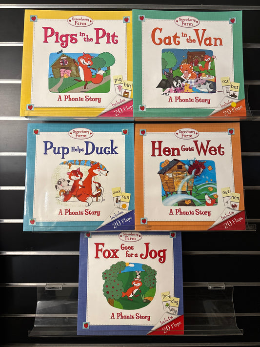 STRAWBERRY FARM 'A Phonic Story' Series Assorted Standalone Titles Bundle of 5 (Min. good condition)