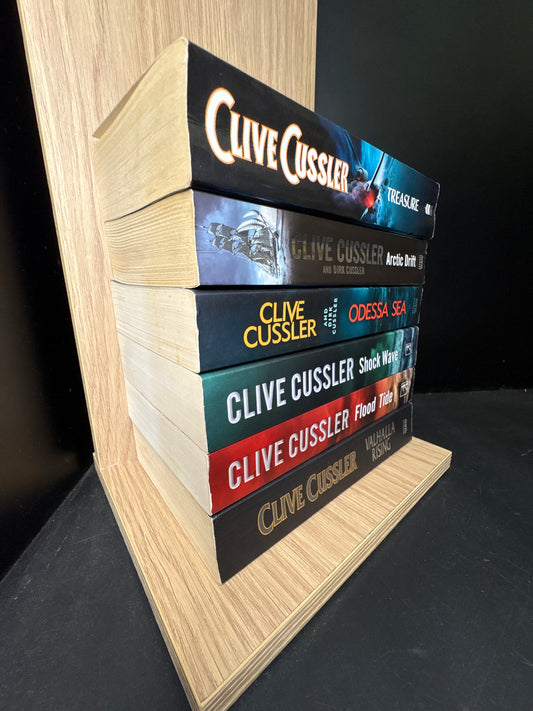 CUSSLER, Clive 'Dirk Pitt Series' - Bundle of 6 Assorted Titles (Min. fair condition)