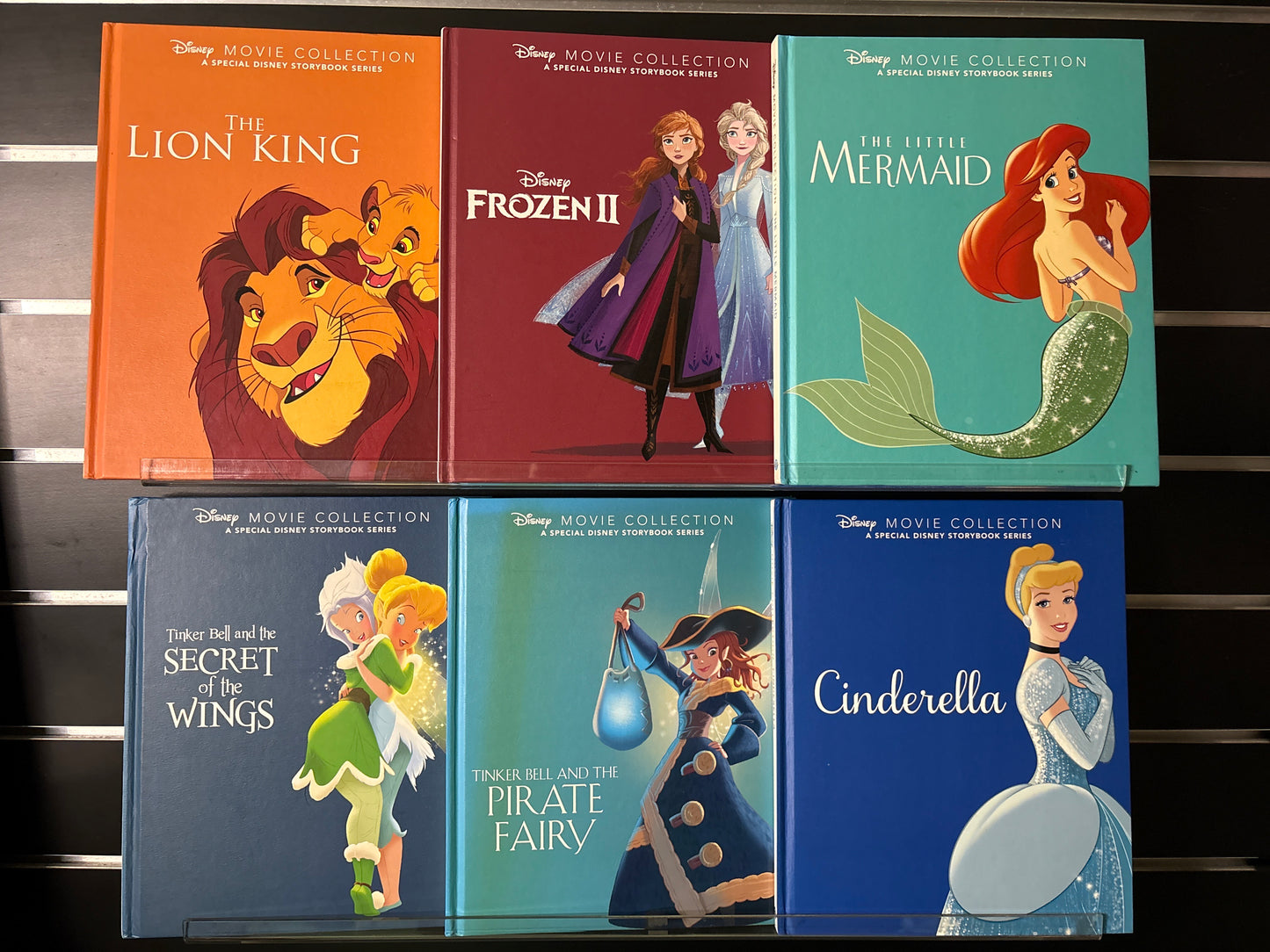 DISNEY MOVIE COLLECTION 'Storybook Series' Assorted Titles Bundle of 6 (Min. good condition)