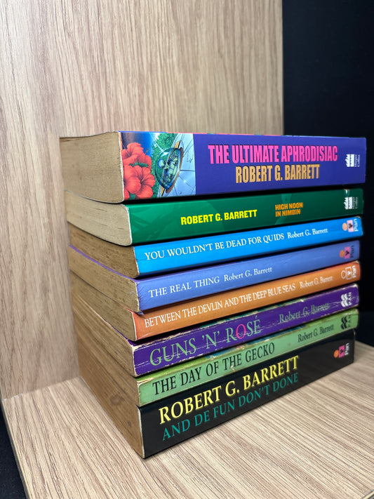 BARRETT, Robert G. 'Les Norton' Assorted Titles Plus Bonus book bundle of 8 (min. fair condition)
