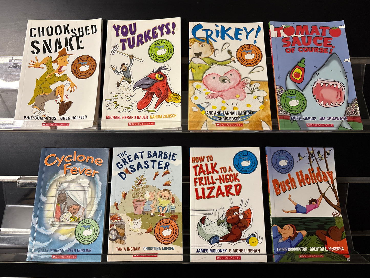 MATES GREAT AUSTRALIAN YARNS Assorted Standalone Titles Bundle of 8 (Min. good condition)