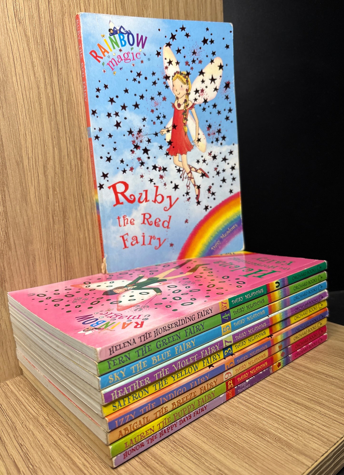 MEADOWS, Daisy 'Rainbow Magic Fairies' Bundle of 10  Assorted Titles (Min. fair condition)