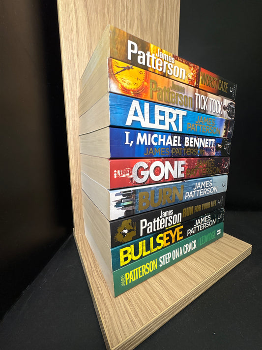 PATTERSON, James - Bundle of 9 Assorted Titles with co-writer Michael Ledwidge (Min. fair condition)
