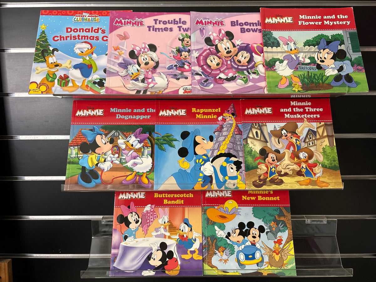 DISNEY MINNIE Assorted Standalone Titles + Bonus 'Donald's Christmas Gift' Bundle of 9 (Min. fair condition)