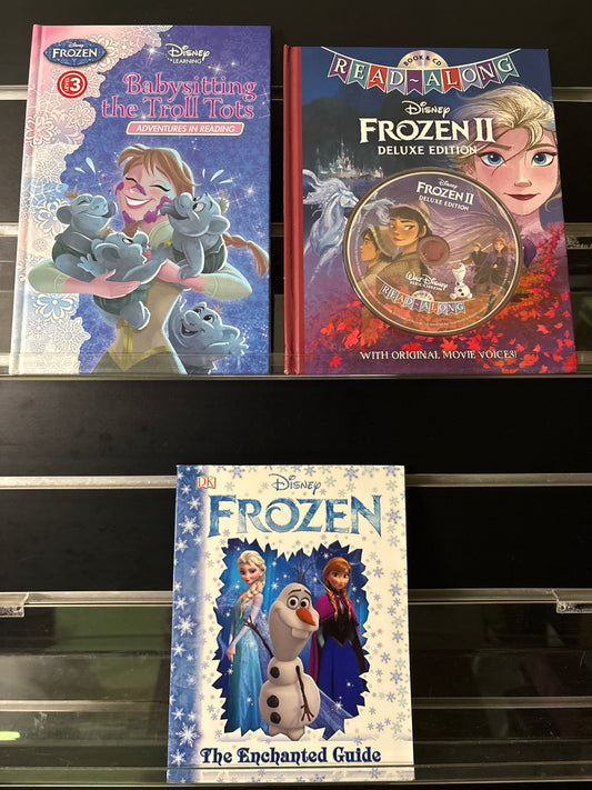 DISNEY'S FROZEN Assorted Titles Bundle of 3 (Min. very good condition)