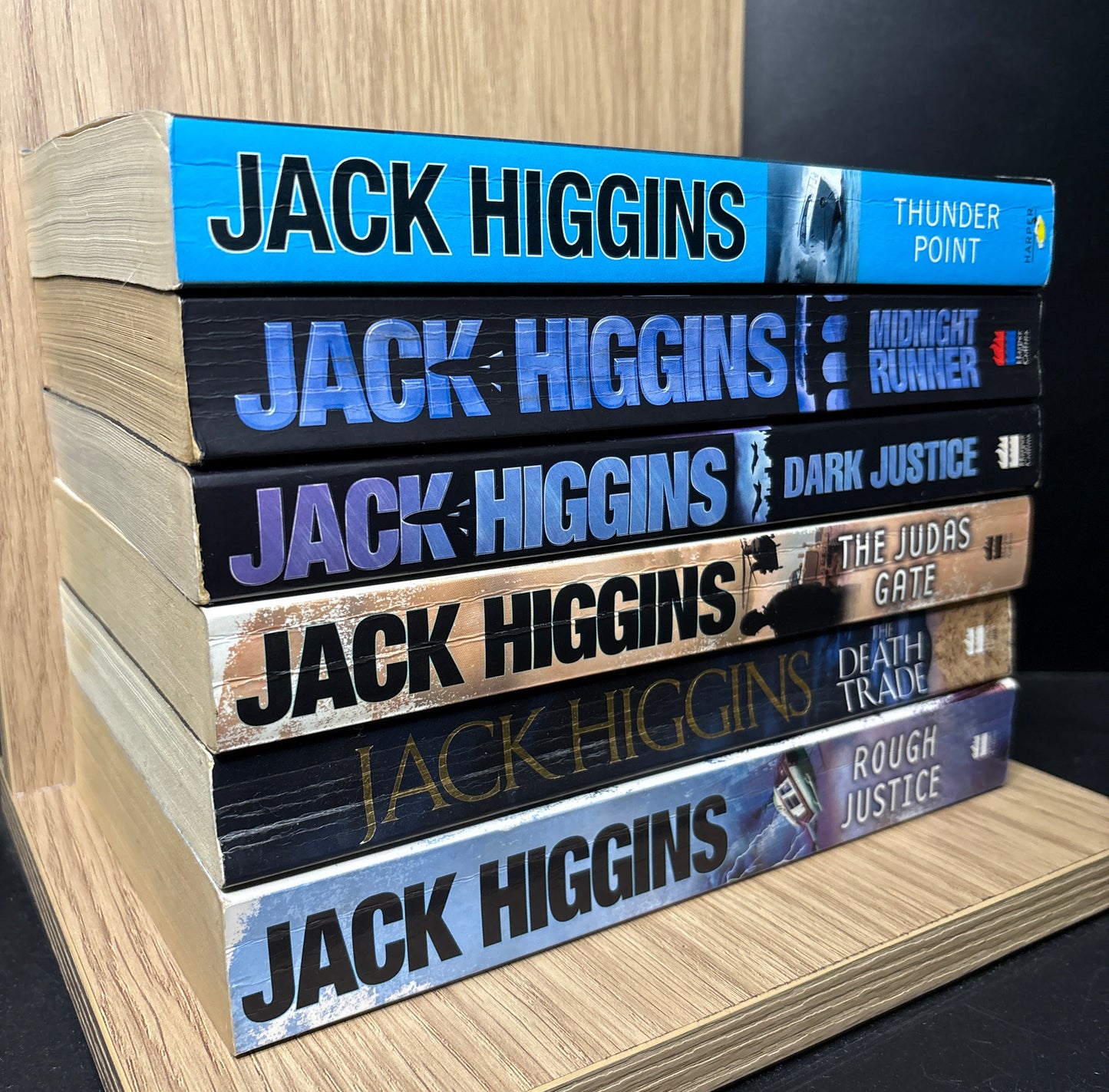 HIGGINS, Jack 'Sean Dillon' Series Assorted Titles Bundle of 6 (Min. fair condition)