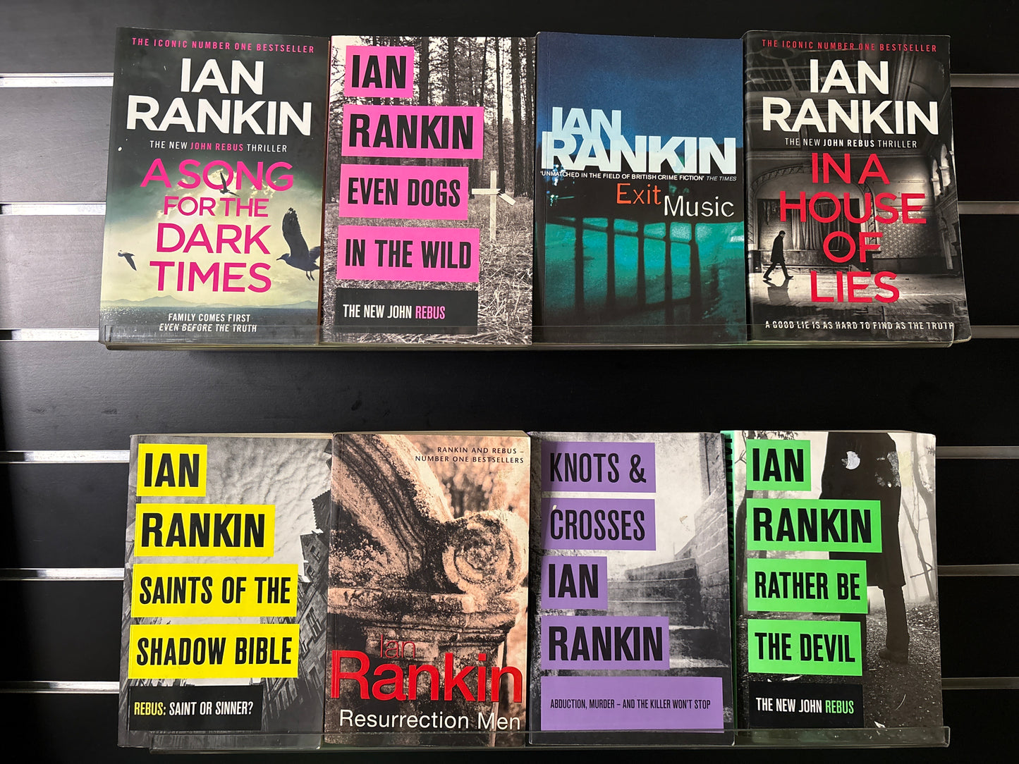 RANKIN, Ian 'John Rebus' Assorted Titles Bundle of 8 (Min. fair condition)