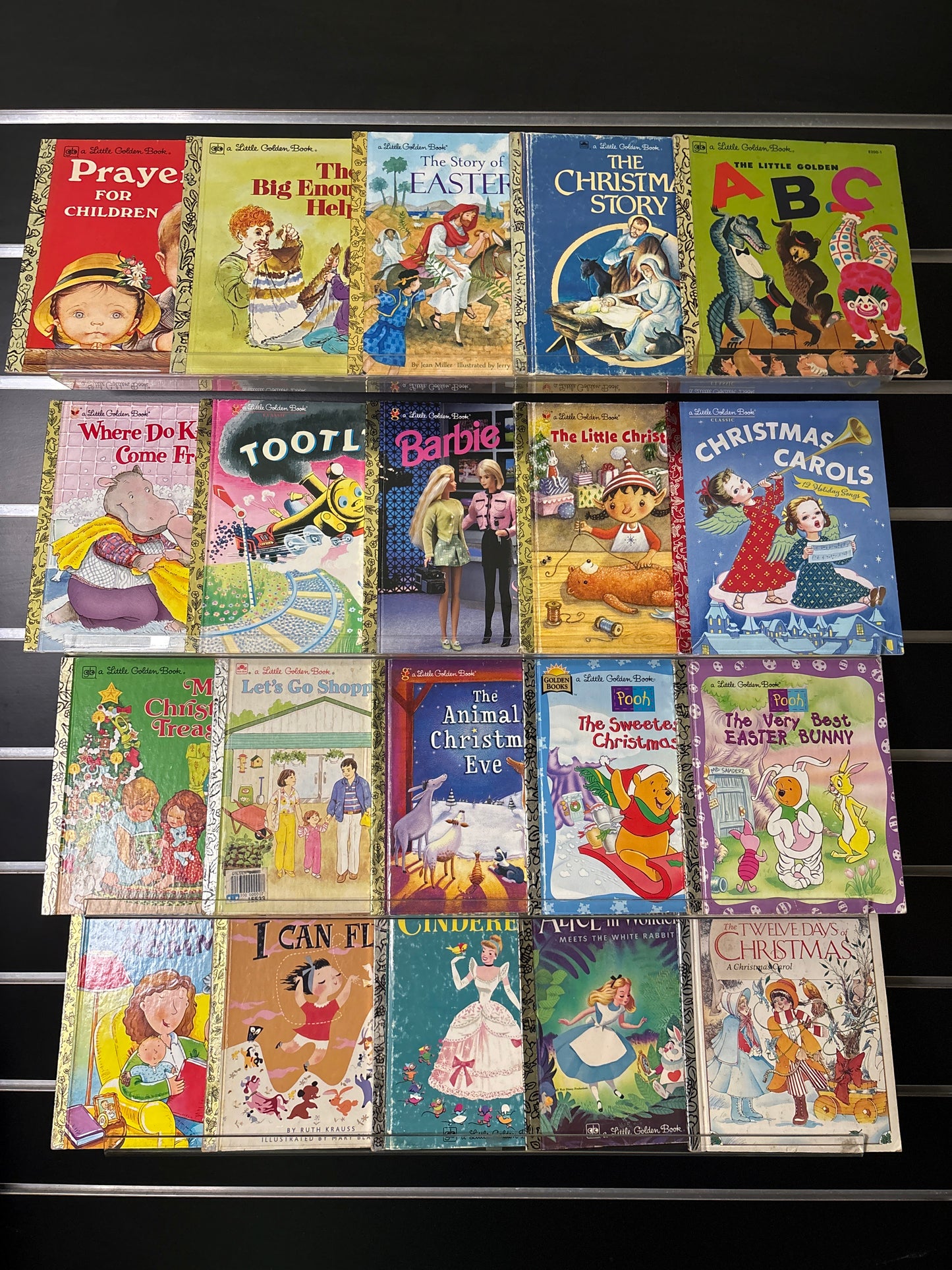 LITTLE GOLDEN BOOKS Assorted Standalone Titles Bundle of 20 (Min. fair condition)
