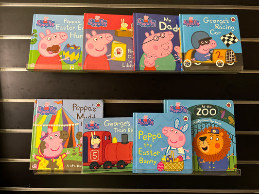 PEPPA PIG - Bundle of 8 - Assorted titles feat. Peppa Pig (Min. fair condition)